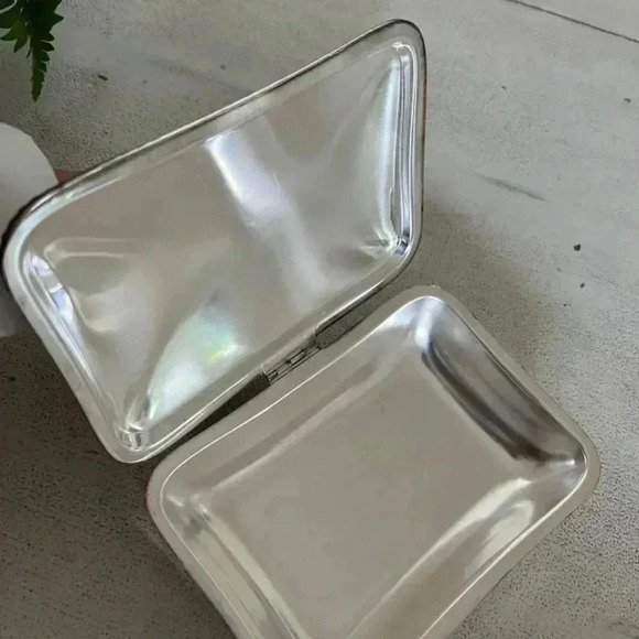 Vintage Poole Silver Plated Crumb Catcher Silent Butler - Picture 5 of 14